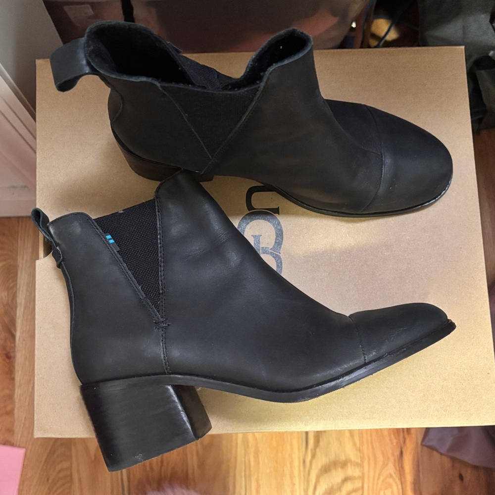 TOMS Black Ankle Boots
